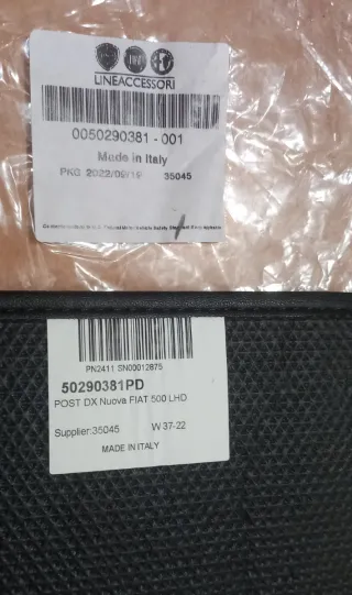 Alfombrillas Fiat 500