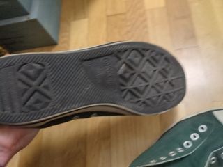 Converse All Star verdes sin cordones