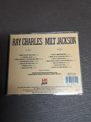 CD Ray Charles Milt Jackson Soul Brothers Soul Mee