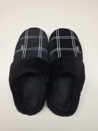 Zapatillas de casa a cuadros
