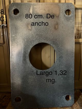 Tarima Mesa Camilla Rectangular Metálica