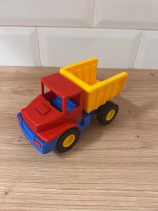 Conjunto de 2 veículos de brincar camião e escavad