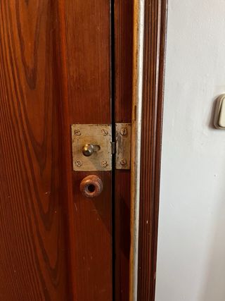 Puerta balconera madera