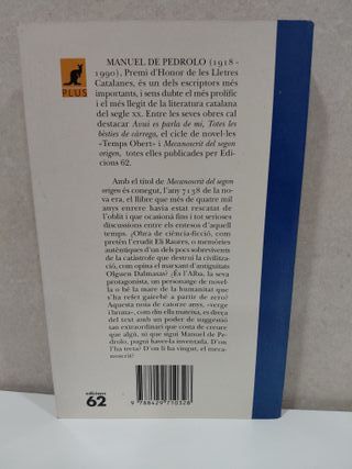Mecanoscrit del segon origen. Manuel de Pedrolo