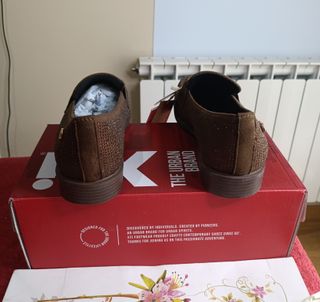 Mocasines Xti Marrones Strass Talla 38