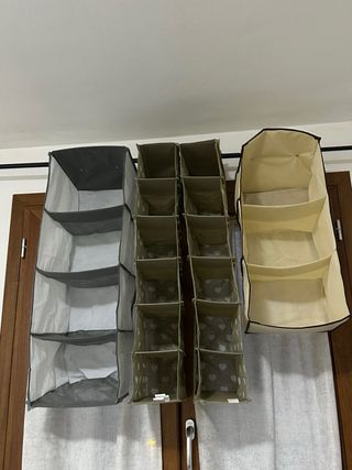 Organizzatori armadio tessuto