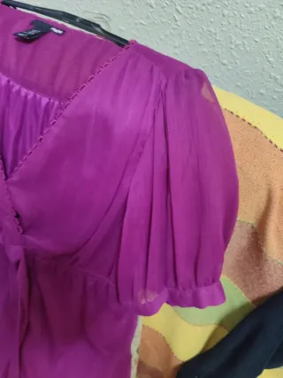 Blusa H&M rosa fucsia