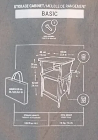 Mueble Cocina Camping Quechua Gris
