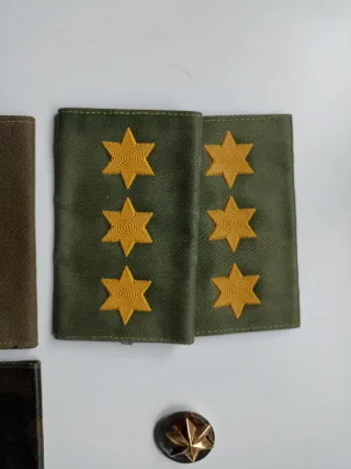 Lote hombreras militares graduación