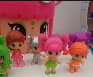 Cabeza PinyPon con Muñecas
