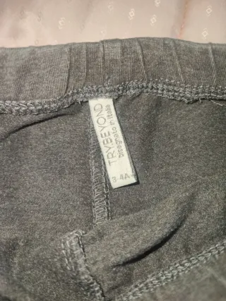 Leggings bambina grigi Trybeyond