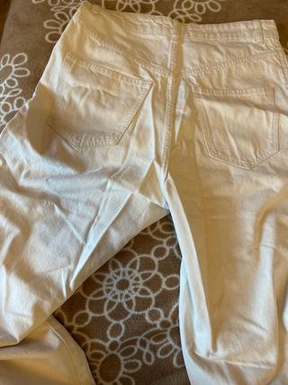 Vaquero Beige talla 38 Zara