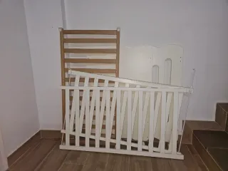 Cuna y colchon