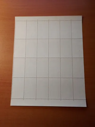 Hoja completa sellos DDR 1979 Porcelana Meissen