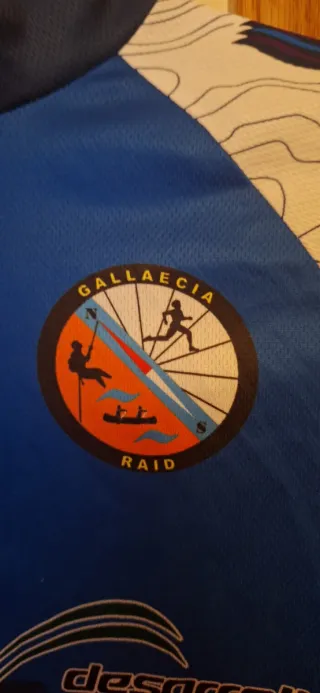 Maillot Ciclismo Azul y Blanco