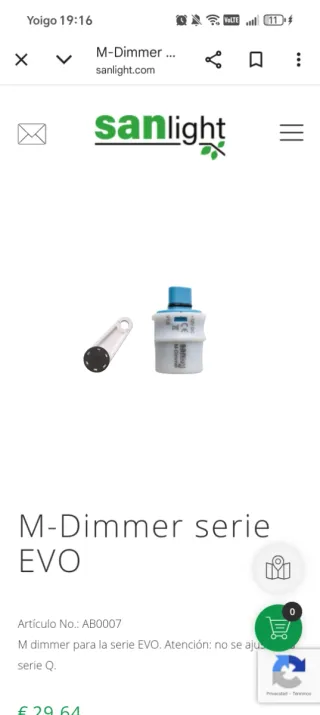 Luminaria LED moderna Sanligth