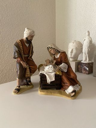 Figure per Presepe Dipinte a Mano