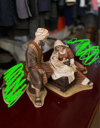 Figure per Presepe Dipinte a Mano