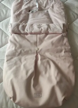 Saco para carrito bebé rosa