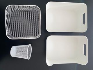 Organizadores de escritorio Ikea blancos