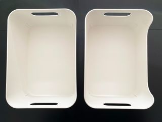 Organizadores de escritorio Ikea blancos