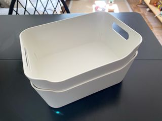 Organizadores de escritorio Ikea blancos