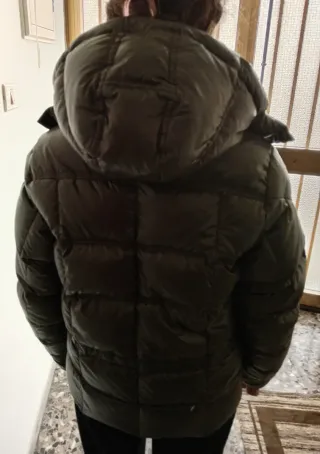Piumino Moncler Marrone