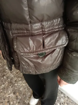 Piumino Moncler Marrone