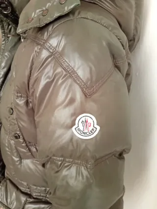 Piumino Moncler Marrone