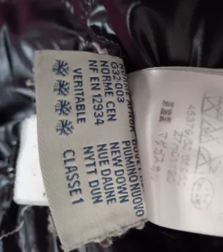 Piumino Moncler Marrone