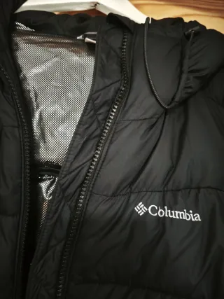 Abrigo largo mujer Columbia Talla S Negro