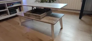 Mesa de centro madera rústica