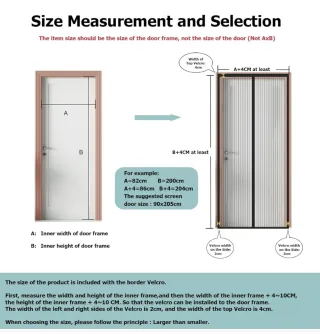 Mosquitera magnética blanca para puerta 130x205