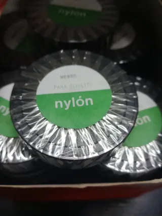 3 Cintas Nylon Máquinas de escribir dos colores