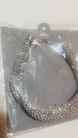 Collar Mango Evening Collection Plata