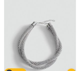 Collar Mango Evening Collection Plata