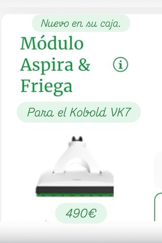 Módulo Aspira & Friega Kobold VK7 Nuevo.