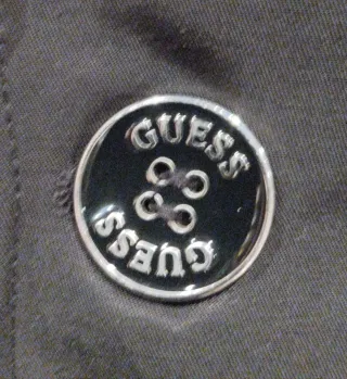 Chaqueta larga Guess negra