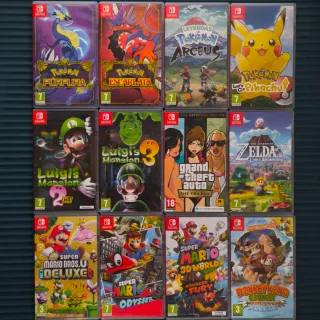 (35 cada uno) Juegos Nintendo Switch
