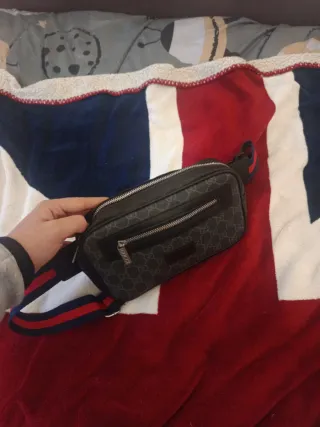 Borsa a spalla Gucci Monogram nera