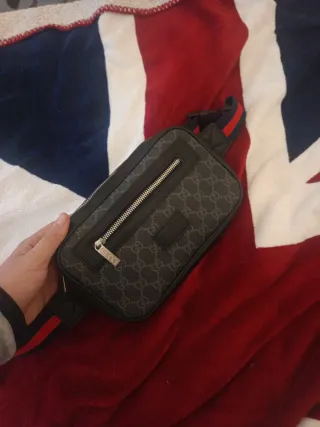 Borsa a spalla Gucci Monogram nera