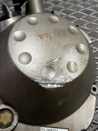 Tapa motor embrague moto kawasaki z 750S del 2006