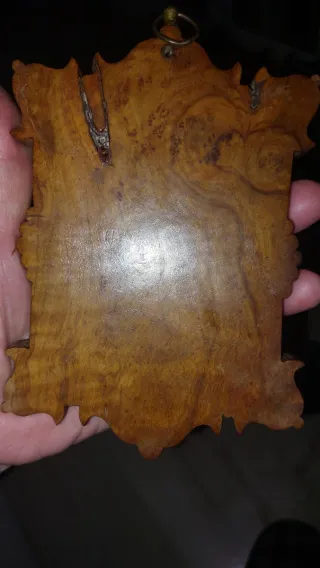 Tablilla Tierra Santa Nácar relicario