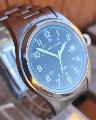 Hamilton Khaki Quarzo Acciaio Vintage
