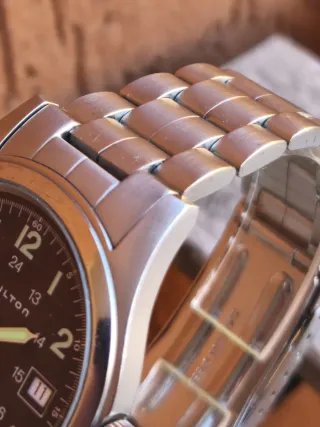 Hamilton Khaki Quarzo Acciaio Vintage