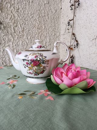 Teiera Inglese Porcellana Floreale