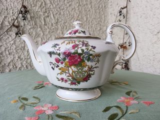 Teiera Inglese Porcellana Floreale
