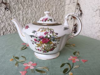 Teiera Inglese Porcellana Floreale