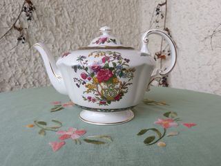 Teiera Inglese Porcellana Floreale