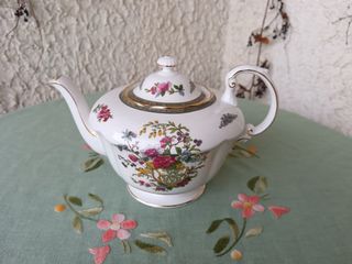 Teiera Inglese Porcellana Floreale